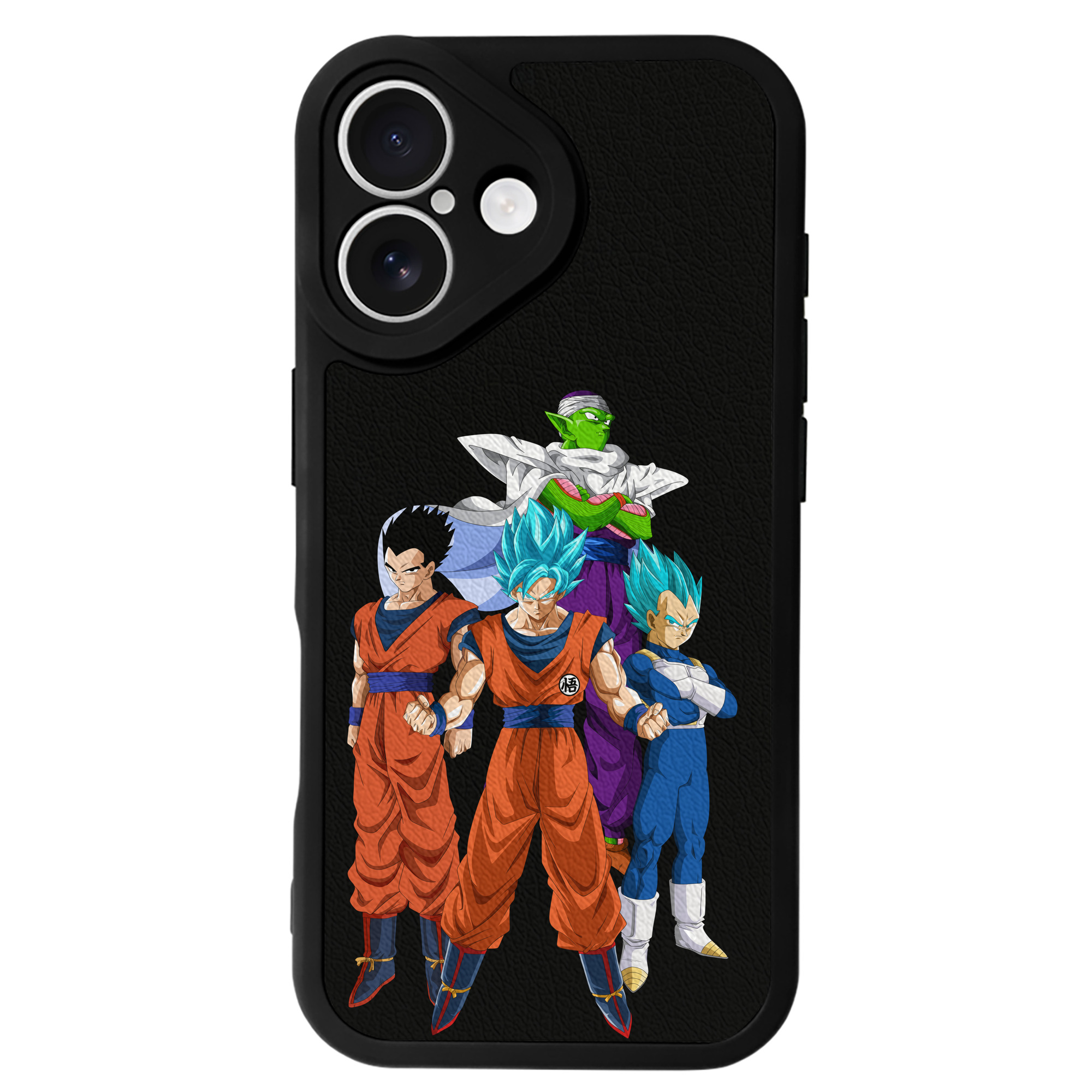 （画像用） ドラゴンボール DRAGON BALL 【iPhone 16シリーズ対応】シリコンスマホケース（レザー調） 材質：シリコン
